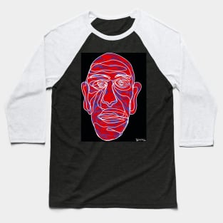 Abstract Face #6 Baseball T-Shirt